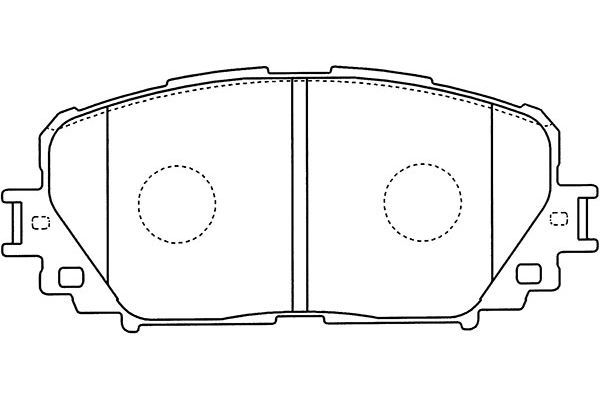KAVO PARTS Комплект тормозных колодок, дисковый тормоз BP-9118